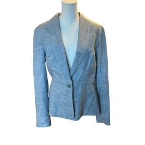Cabi light blue blazer jacket size 10 professional career classic office